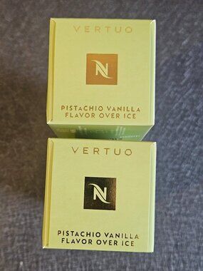 VERTUO Pistachio Vanilla - 2 BOXES NEW